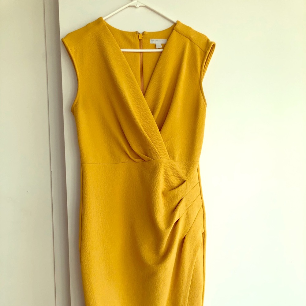 New York & Company Faux Wrap Dress